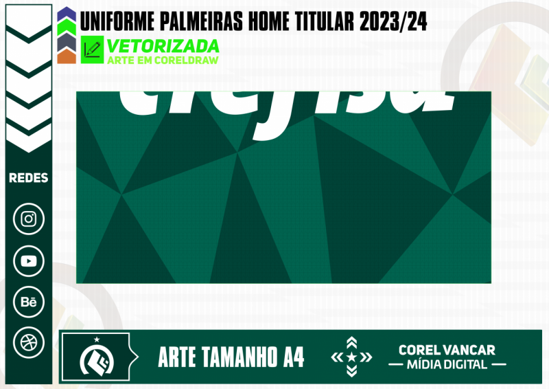 Conjunto do PALMEIRAS Verde LANÇAMENTO 2023-24 Uniforme de Futebol Frete  Grátis ENVIO IMEDIATO