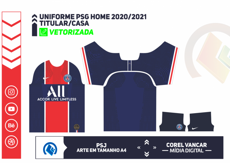 Camisa PSG Home 20202021